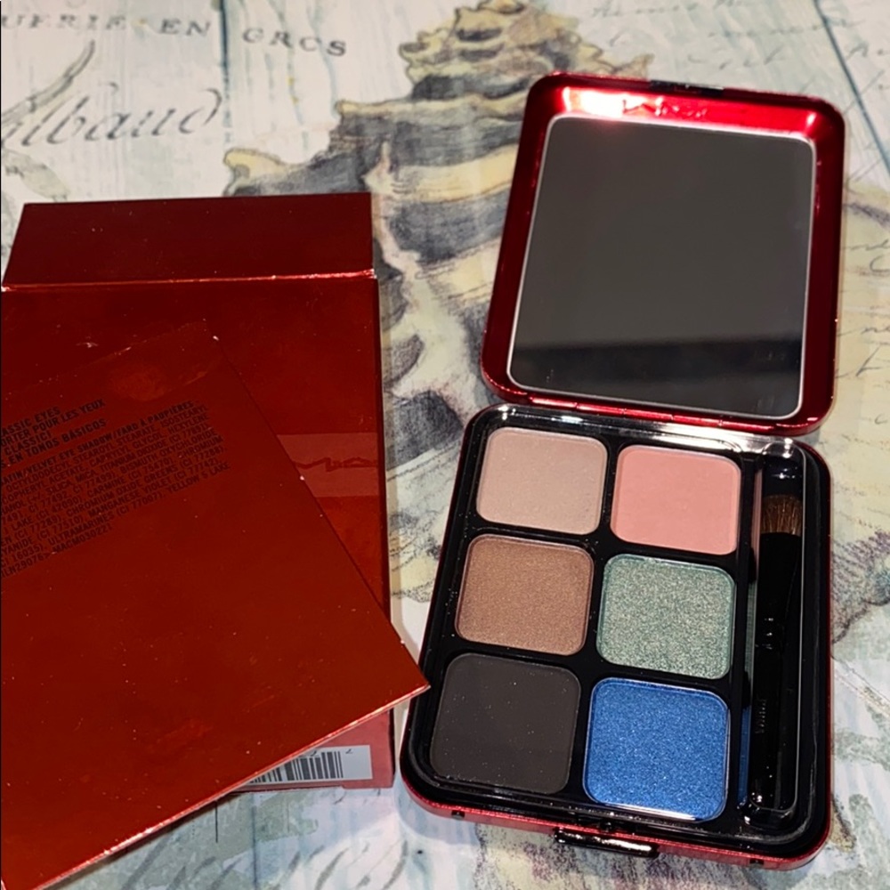 MAC DEVOTTED POPPY: 6 CLASSIC EYES Palette RARE!